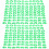 200 Pcs Numbered Chicken Foot Identification Bands Green 5