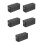 5Pcs Black Tinplate Cookie and Candy Storage Boxes with Sturdy Lid 9