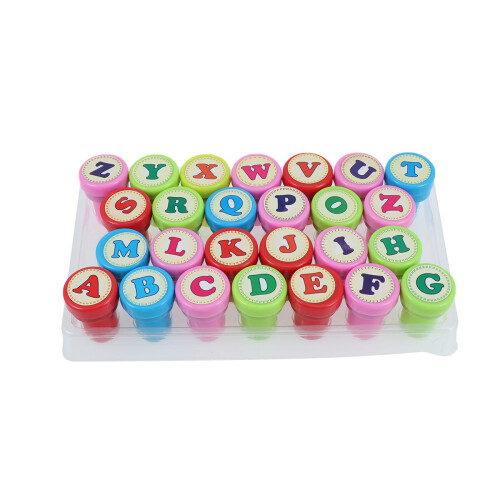 26 Stuks Postzegels Engelse Letters Stempel Kind Speelgoed