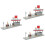 3Pcs Diy Subway Station Platform Decorative Accessory Fake Prop 8