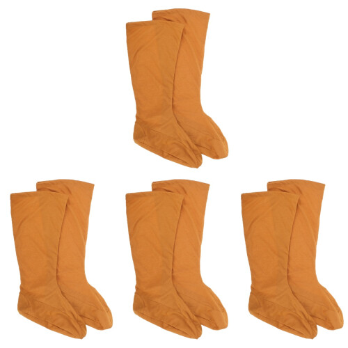 4 Pairs Cotton Breathable Monk Socks 2