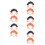10St Multikleuren Baby Haarwas , Verstelbare Badmuts 9