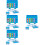 4 Sets Wooden Matching Toy Game Board For Shape Classification 4