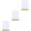 3St Herbruikbaar Whiteboard Met Basis Wit Voor Notities 11