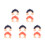 10St Multikleuren Baby Haarwas , Verstelbare Badmuts 4