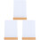 3St Herbruikbaar Whiteboard Met Basis Wit Voor Notities 8