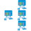 4 Sets Wooden Matching Toy Game Board For Shape Classification 5