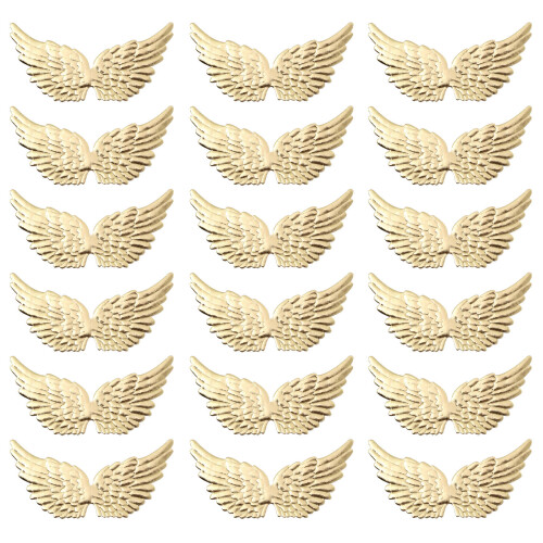 36 Pcs Angel Wing Shape Clothes Decor Christmas Diy Accessory