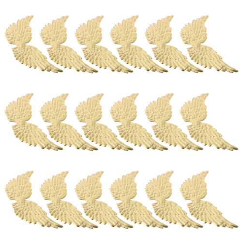 36 Pcs Angel Wing Shape Clothes Decor Christmas Diy Accessory 1