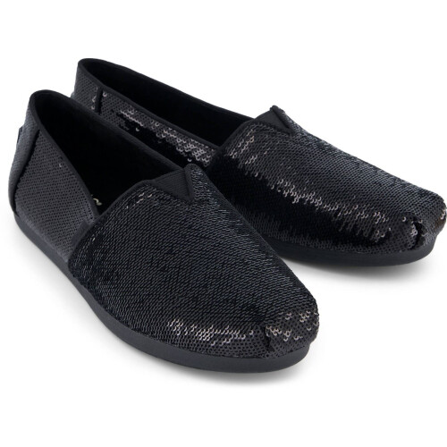 Toms (, ) TOMS Alpargata Sequins Textile Women's Black Espadrilles 2