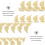 36 Pcs Angel Wing Shape Clothes Decor Christmas Diy Accessory 6