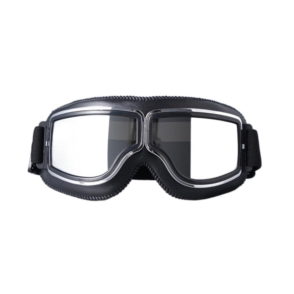 Motorcycle Goggles For Helmet With Fogproof Lens, Vintage Pilot Riding Glasses For Atv Motocross 9426802517514