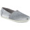Toms (, ) TOMS Alpargata Sequins Textile Women's Silver Espadrilles 1