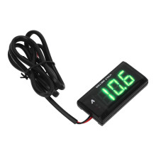 Universelles LCD-Voltmeter DC12V Grün 57x27x11mm