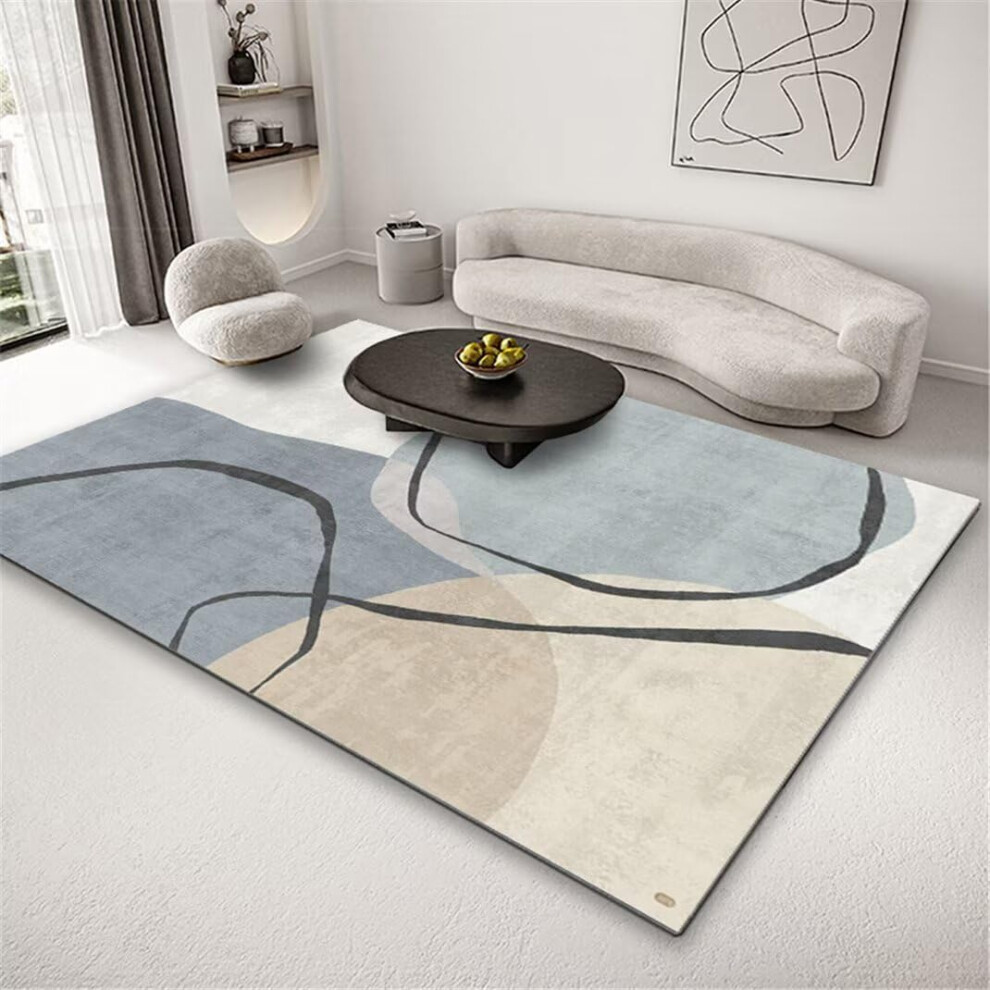 Childrens Rugs For Bedroom 40x60 Cm Gray Soft Abstract Baby Carpet Kids Room