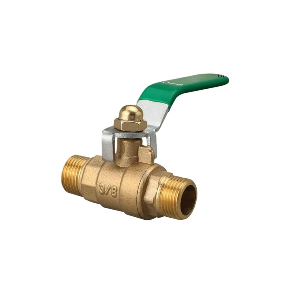 Copper Ball Valve 3/8 Inch Bspt Male To Male Leakproof Water Shut Off For Plumbing Accessories 9189345315398