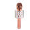 Bluetooth Wireless Microphone Karaoke Speaker, Rose Gold, 1800mAh 2
