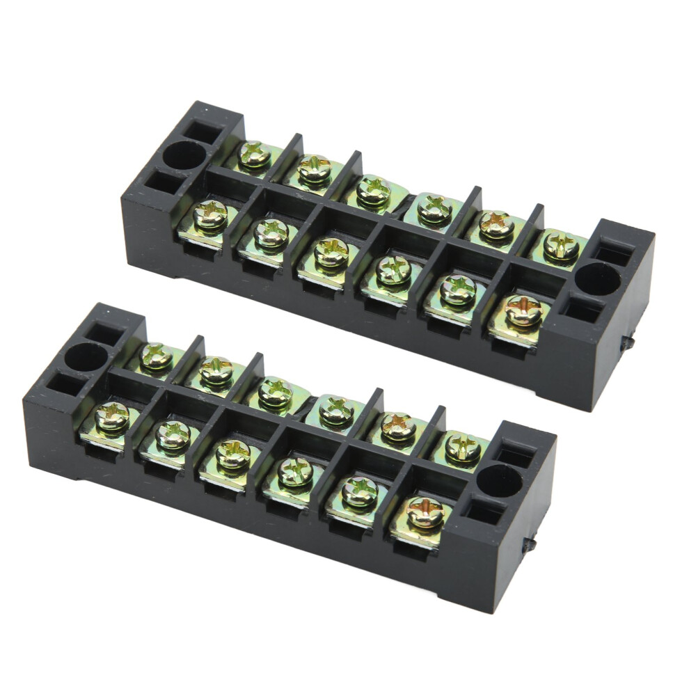 6-Position 2Pcs Terminal Block 600V 35A With Transparent Cover 3506 4971371726959
