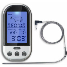 LCD Large Display Digital BBQ Thermometer Electronic Digital Food Meat Thermometer with Durable Material for Instant Temperature Monitoring in