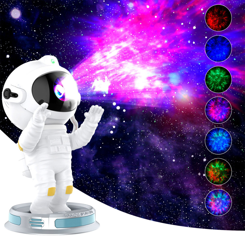 Astronaut Galaxy Star Projector, Astronaut Projector With Nebula Timer And Remote Control, 360 Adjustable Head, Decorative Ornament, Great Light 9405630363968