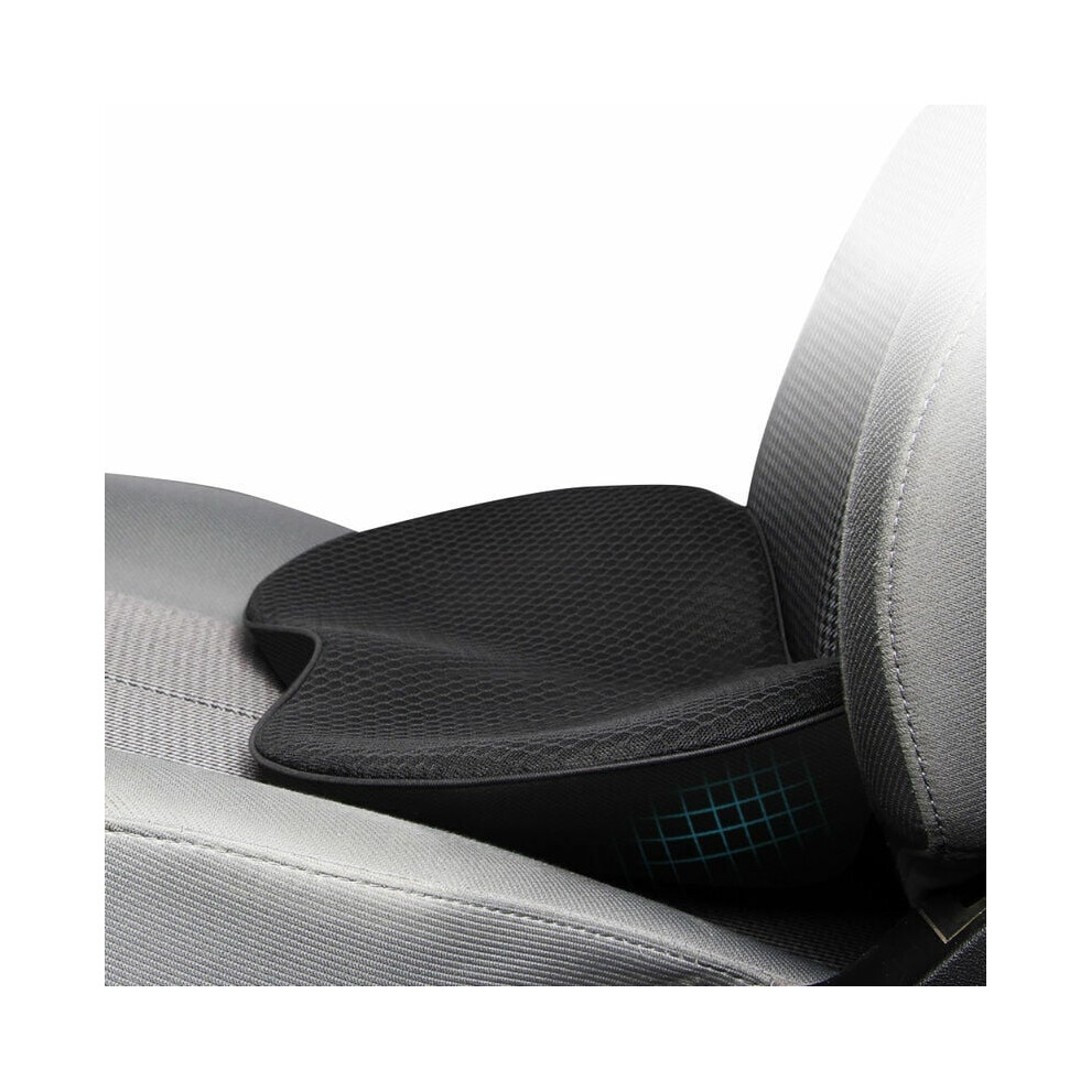 Comfortable Driving Memory Foam Lumbar Support For Car, Ergonomic Design High Density Foam Posture Improvement Support Pillow, Black 9169997328007