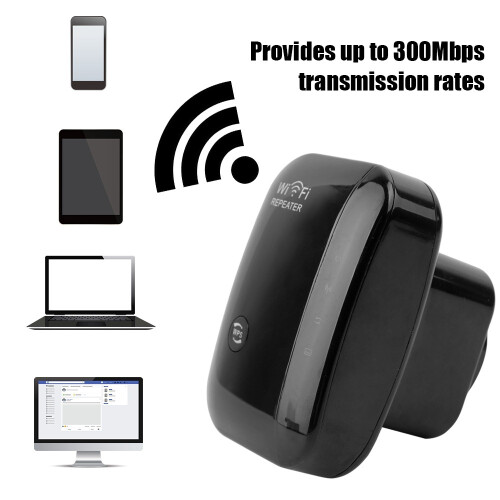Εύκολη εγκατάσταση WiFi Booster, 300Mbps Repeater για ευρεία εφαρμογή, Mini Portable Design που 1