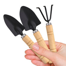 Hand Rake Gardening Spade, Ergonomic Design, High Quality Material, 3-piece Gardening Kit For Women's Digging, Weeding, And Transplanting Tasks