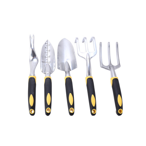 Complete Garden Tool Set, Durable Material And Practical Design, Soft Rubberized Non-Slip Handles For Comfortable Usage, Versatile Set For All Your