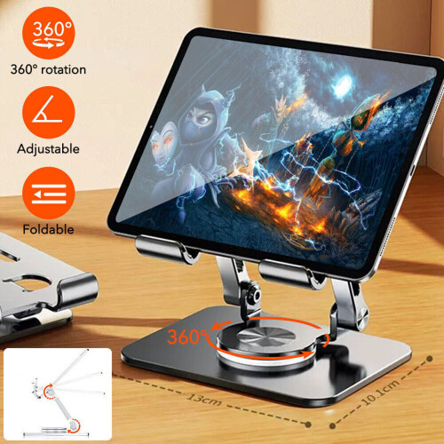 Κομψή βάση tablet, περιστρεφόμενη βάση 360 και φορητός σχεδιασμός, βελτιώστε τον 2