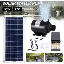 Solar Waterfall Hydroponics, 800L/H Ultra Quiet Garden Solar Fountain Pump, Submersible for Ponds, Aquariums, and Aquatic Gardens, Promotes