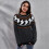 Casual Jumper για γυναίκες, Πλεκτό πουλόβερ με μακριά μανίκια και στρογγυλή λαιμόκοψη, 3