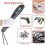 Portable Metal Detector, Adjustable Sensitivity, Security Scanner For Inspection, Audio Mode & Vibrational Mode 4