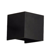 Stijlvolle buitenwandlamp, 12W 3000K, verstelbare lichtbundel (omhoog en omlaag), moderne decoratieve verlichting, aluminium LED-wandlamp voor