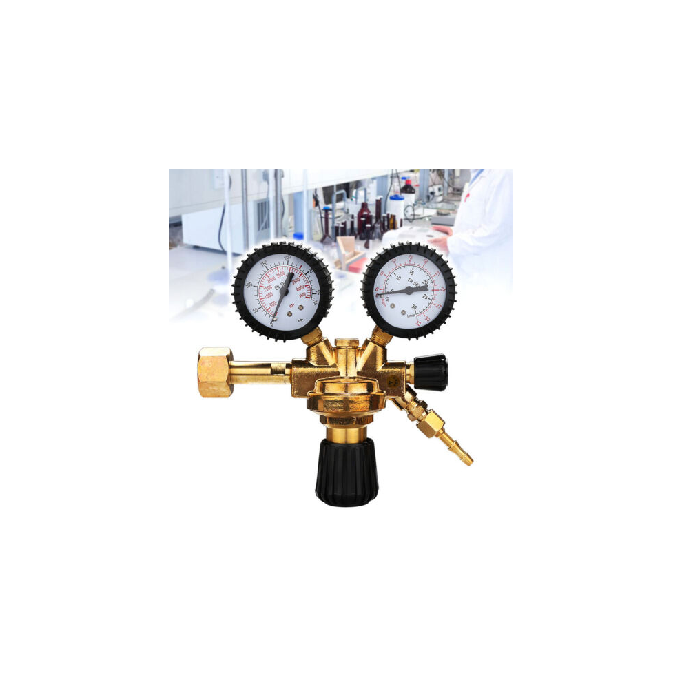 Nitrogen Regulator With Accurate Pressure Gauge, Cga580 Inlet For Secure Connection, Compact Precision Control Device, Durable Brass Inlet Outlet, 9358999399676