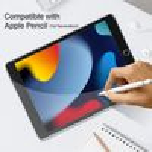 Προστατευτικό οθόνης HD Clarity για iPad 10.2", Reactive Touch, αντικραδασμική ασπίδα με υδρόφοβη 2