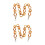2St Chunky Acryl Chain Strap Voor Handtas, Multi Kleur, Schouderriem 8
