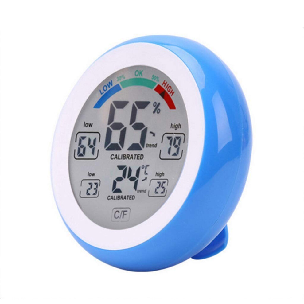 Alarm Clock With Weather Stations, Wireless Weather Station, Digital Thermometer Hygrometer, Atomic Clock, Large Display