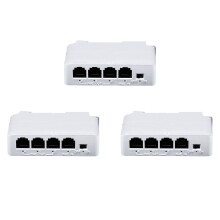 3X Rallonge PoE 1 à 3 RéPéTeur Poe 10/100 M IEEE802.3Af pour Extension de Transmission IP pour Commutateur POE CaméRa IP NVR