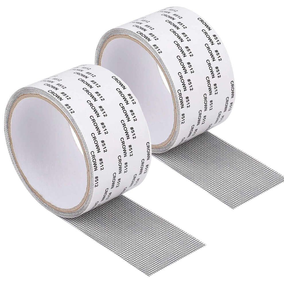 2 X Fly Screen Set, Selfadhesive Fiberglass Tape, Fly Screen Set (200 Cm X 5 Cm) 9426802523102