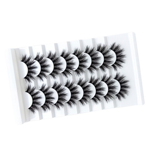 Ψεύτικες βλεφαρίδες Wispy Fake Eyelashes Manga Lashes CC Curl8D Volume Χειροποίητες ψεύτικες 2