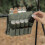 9 Pocket OD Green Outdoor Spice Holder - Foldable Canvas Design 8
