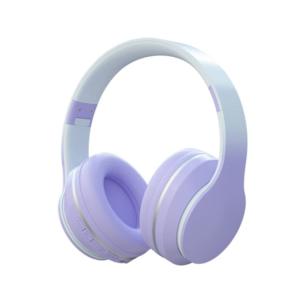 Kids' Bluetooth Headphones With Microphone, Wireless, Foldable, Purple 9426802523836