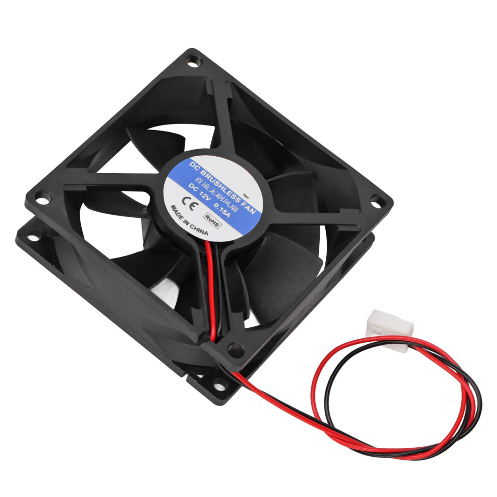 80Mm Quiet Cpu Cooling Fan Â 2000Rpm, 3Pin Black 9441371760857