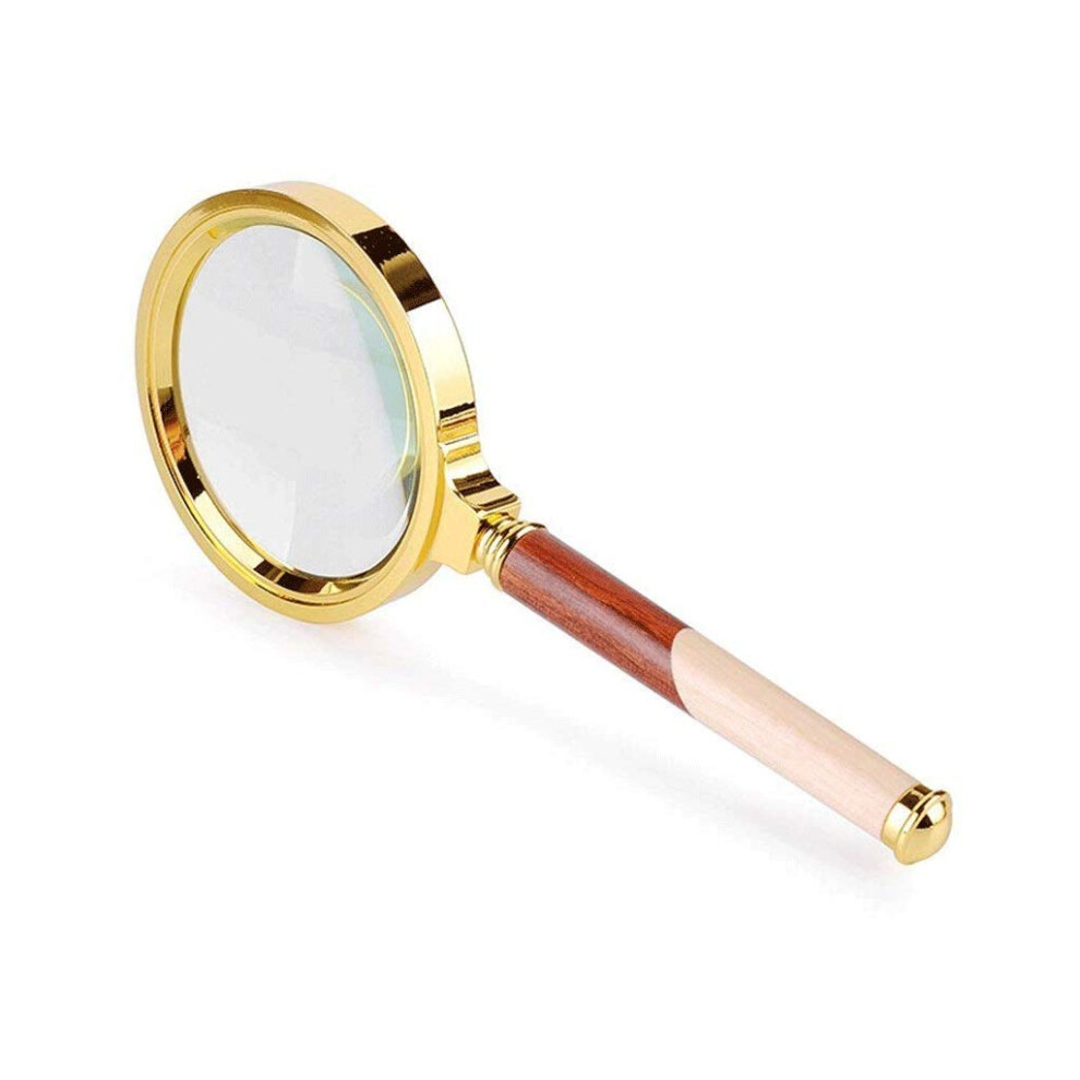 Magnifying hand lens  Reading magnifier for coins, stamps, magnifier for children and elderly with removable