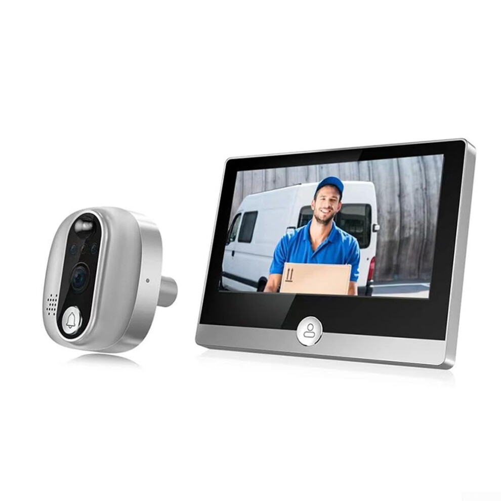 Smart Door Viewer Camera With 4.3Inch Lcd Display, 1080P Hd, Wifi Peephole Camera, Motion Detection, Twoway Audio 9426802524383