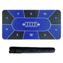 Poker Mats Texas Hold'em Texas Hold'em Poker Tablecloth, Game Table Mat Layouts for Poker, Rubber Poker Tablecloth (Color: 180 * 90 * 0.2)