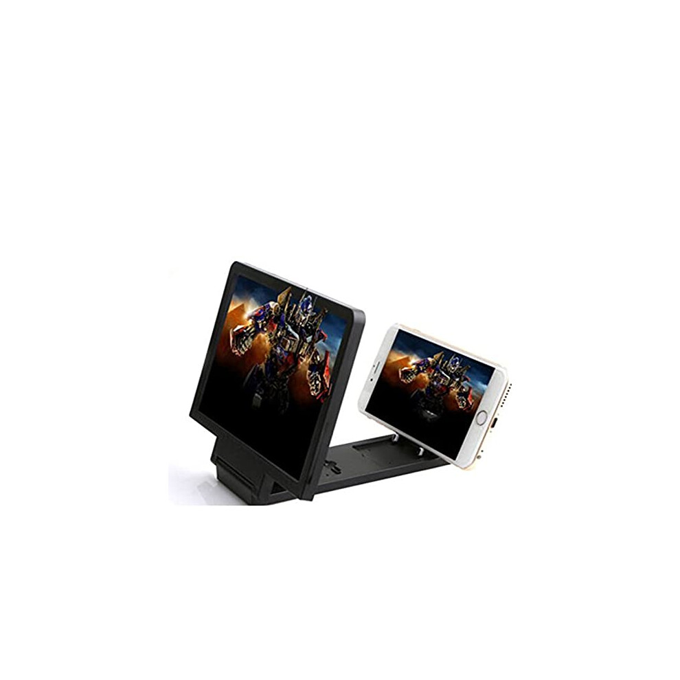 Phone Screen Magnifier, 3D Phone Screen Magnifier, Amplifying Phone Desktop Stand, 3D Movie Video Amplifier With Foldable Holder 9426802524123