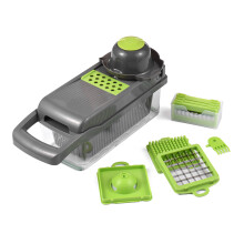Kit di tritatutto e tagliaverdure 8-in-1, 1,2 L, Grigio e Verde