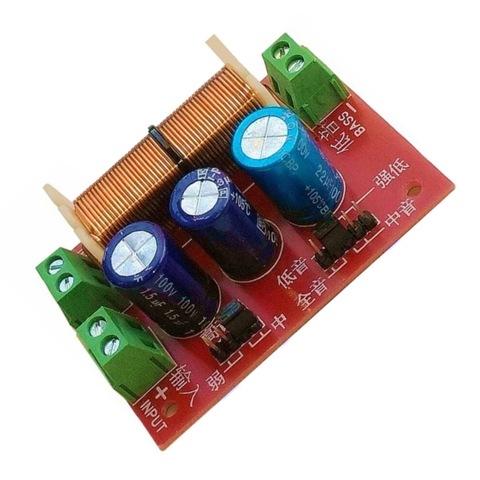 Adjustable 400W 2Way Treble Bass Crossover Splitter For Treble And Bass 9347817113723