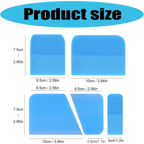 Professional Flexible Squeegee Scraper Tool for Car Film Application Ensures Ref: 2851 2